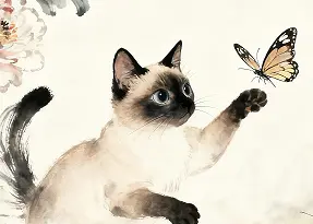 黏宝耄耋富贵图