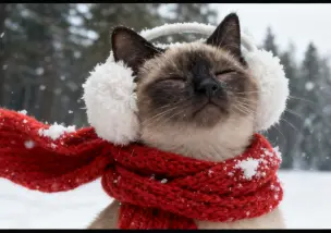 冬日宠物三拼图